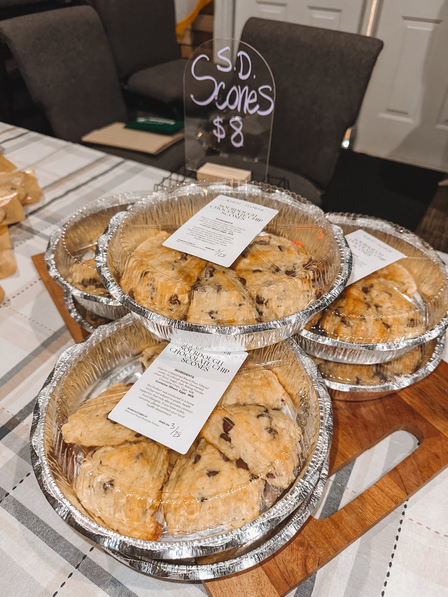 6 Pack Cinnamon Raisin Scones